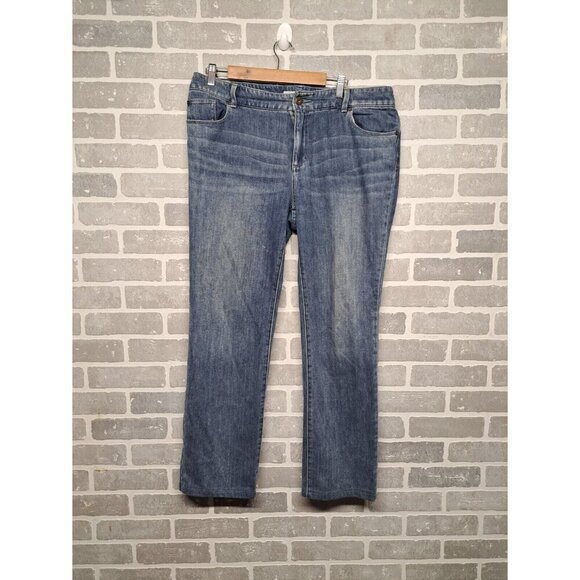 Chicos platinum Womens Jeans Size 25 embellished sequin regular stunning cowgirl - Picture 1 of 8